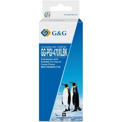Картридж G&G GG-PGI-470XLBK Black