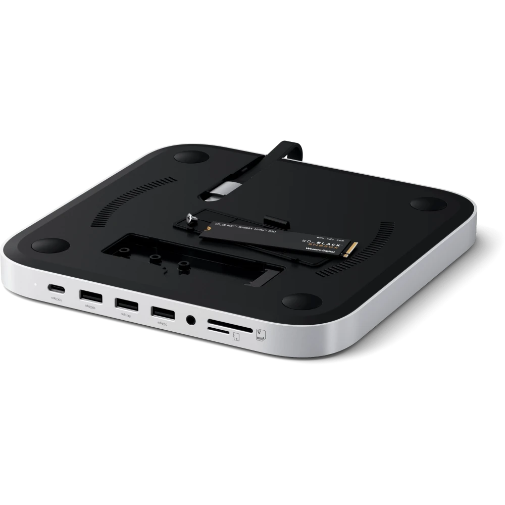 Док-станция Satechi Stand & Hub for Mac Mini/Studio With NVMe SSD Enclosure (ST-GMMSHS) - фото 2