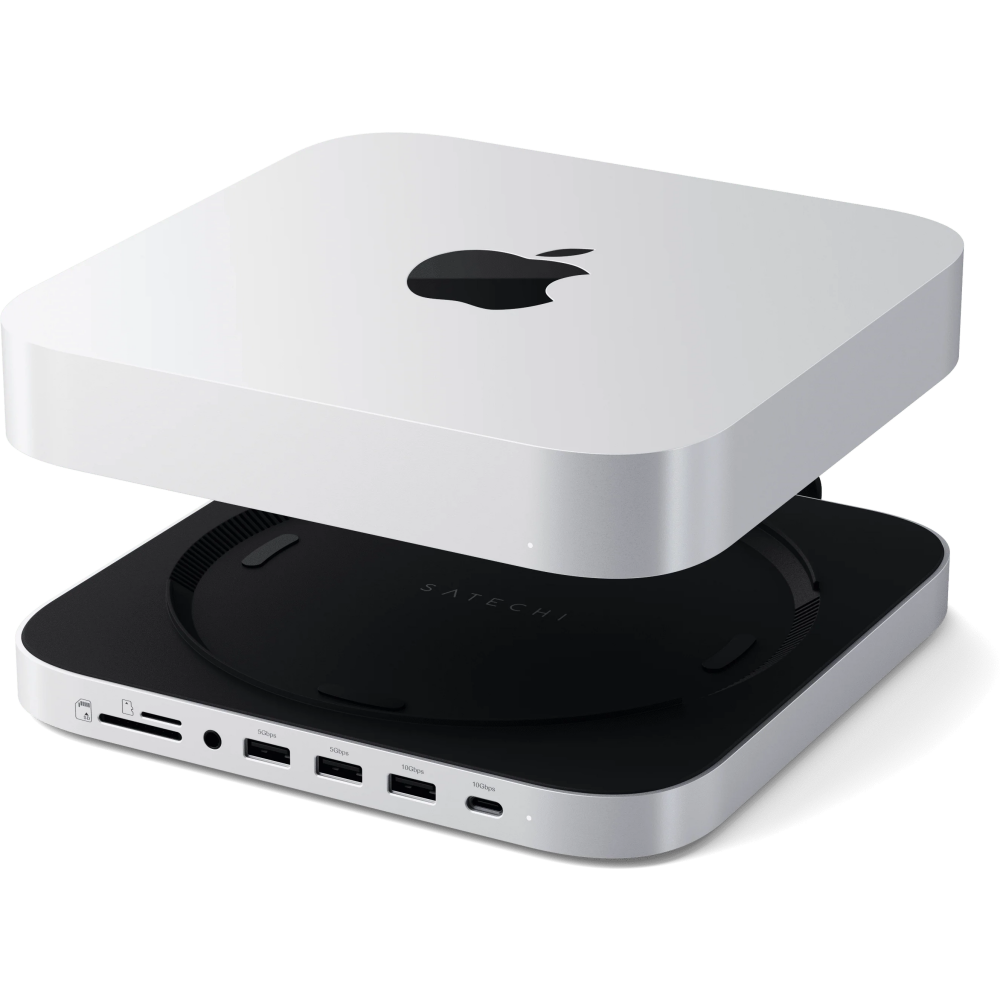 Док-станция Satechi Stand & Hub for Mac Mini/Studio With NVMe SSD Enclosure (ST-GMMSHS) - фото 4