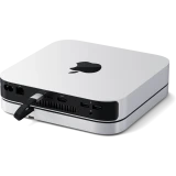 Док-станция Satechi Stand & Hub for Mac Mini/Studio With NVMe SSD Enclosure (ST-GMMSHS)