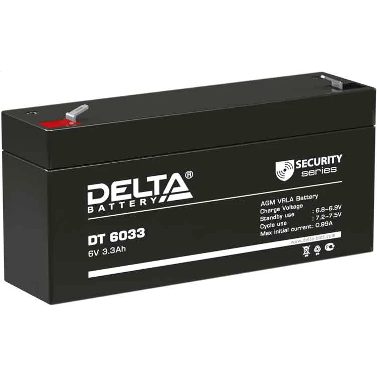 Аккумуляторная батарея Delta DT 6033 (125)