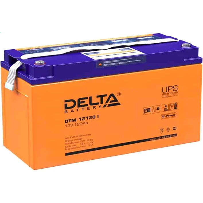 Аккумуляторная батарея Delta DTM 12120 I