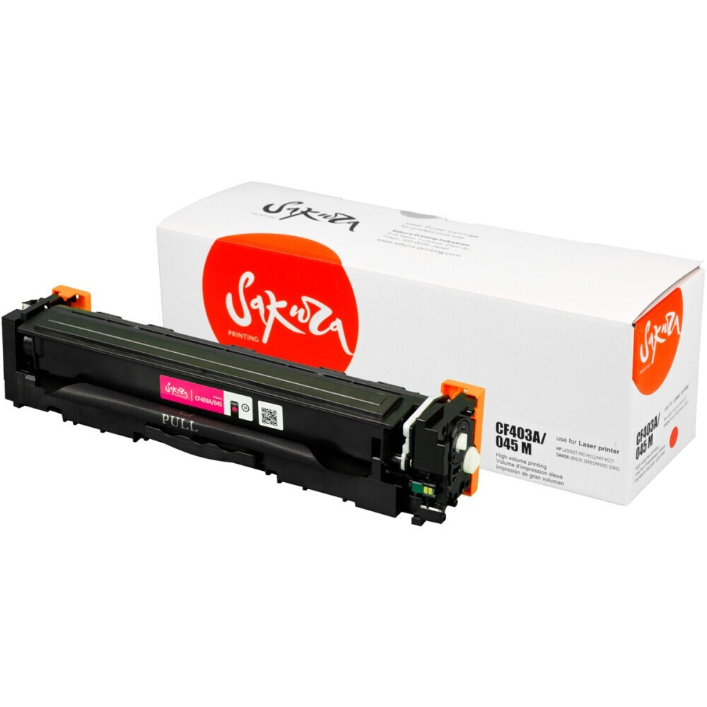 Картридж Sakura SACF403A/045M Magenta