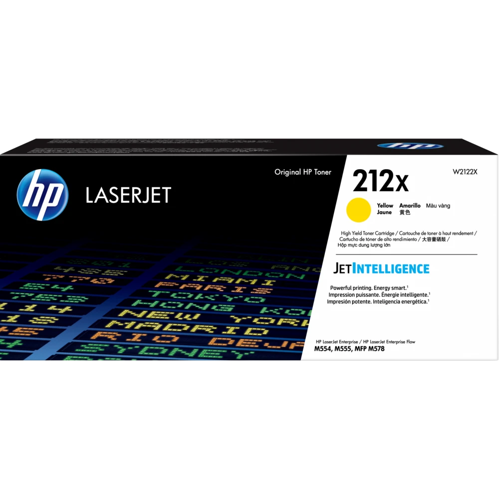 Картридж HP W2122X (№212X) Yellow