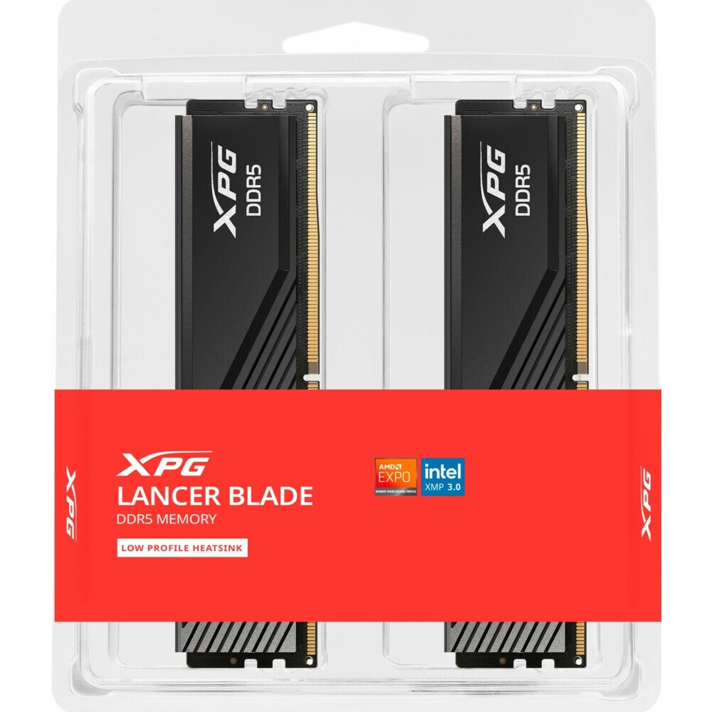 32Gb DDR5 6400MHz ADATA XPG Lancer Blade Black AX5U6400C3216G DTLABBK 2x16Gb KIT