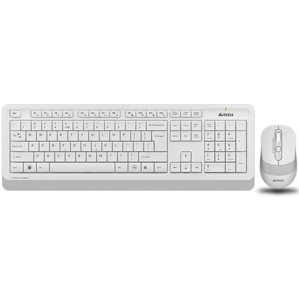 Клавиатура + мышь A4Tech Fstyler FG1010S White/Grey - FG1010S WHITE