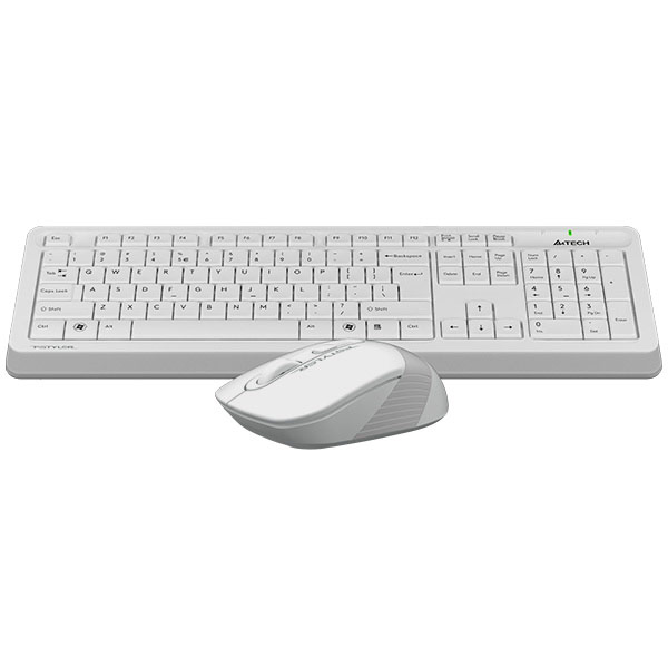 Клавиатура + мышь A4Tech Fstyler FG1010S White/Grey - FG1010S WHITE - фото 2