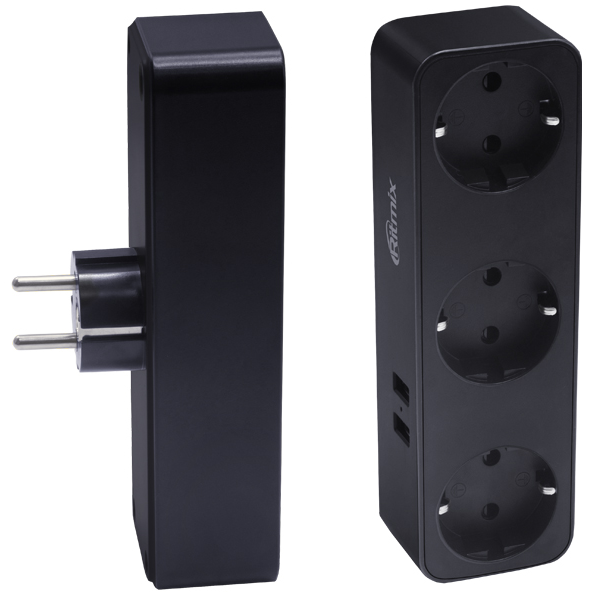 Сетевой фильтр Ritmix RM-032 Black - фото 3