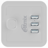 Сетевой фильтр Ritmix RM-043 White