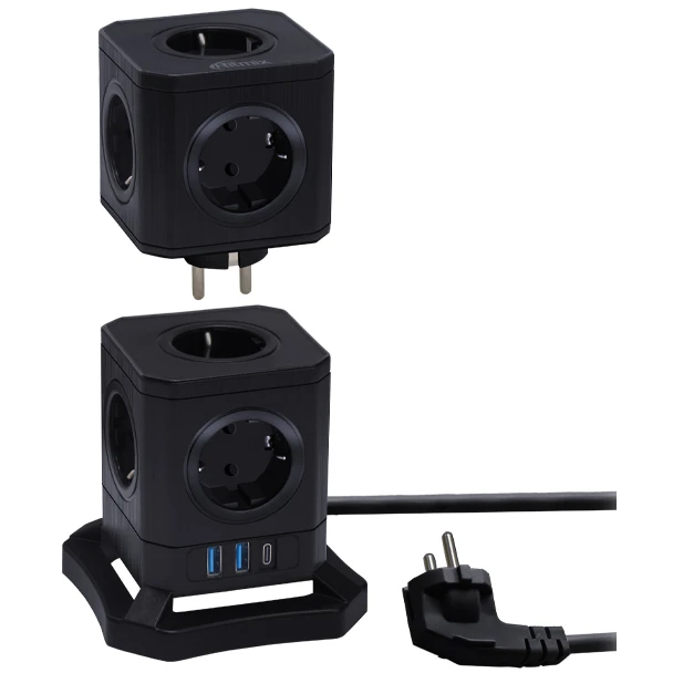 Сетевой фильтр Ritmix RM-292C Black - фото 2