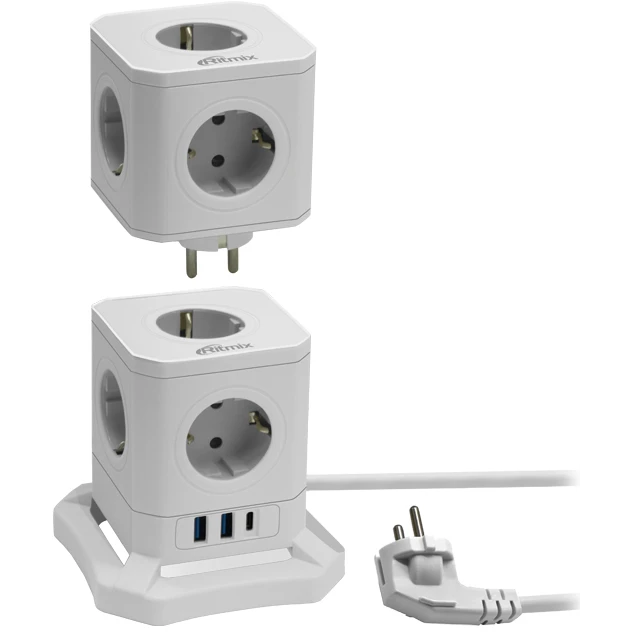 Сетевой фильтр Ritmix RM-292C White - фото 2