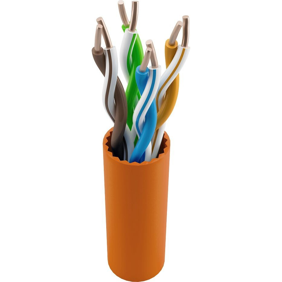 Бухта NTSS NTSS-IN-UTP4-5Е-LSZH-OR, 305м - фото 2