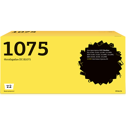 Фотобарабан T2 DC-B1075 Black