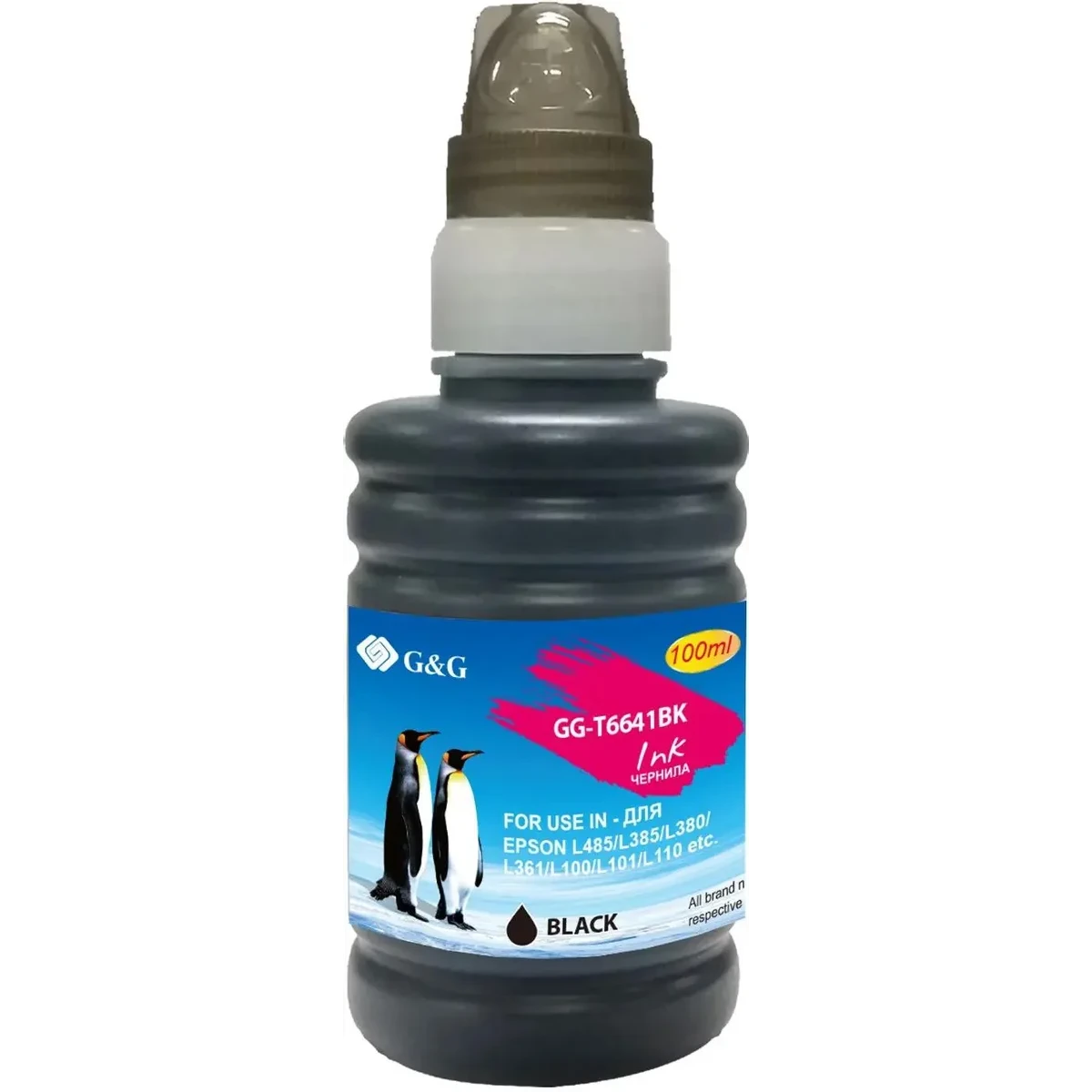 Чернила G&G GG-T6641BK Black - фото 2