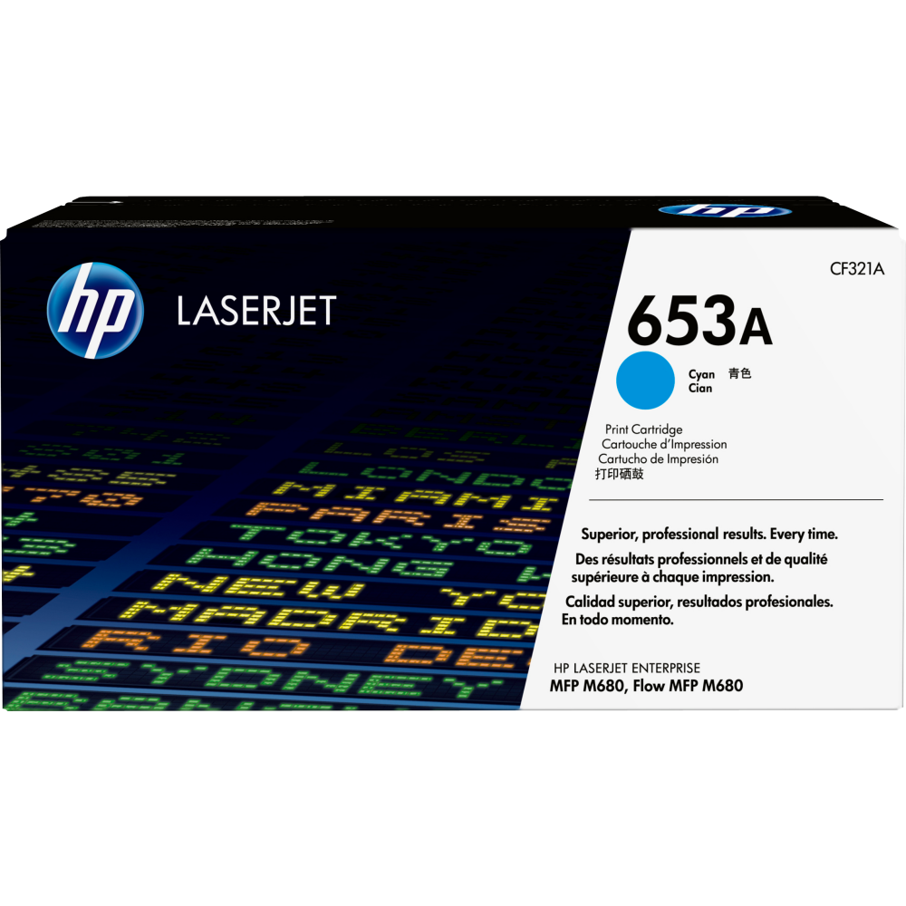 Картридж HP CF321A (№653A) Cyan