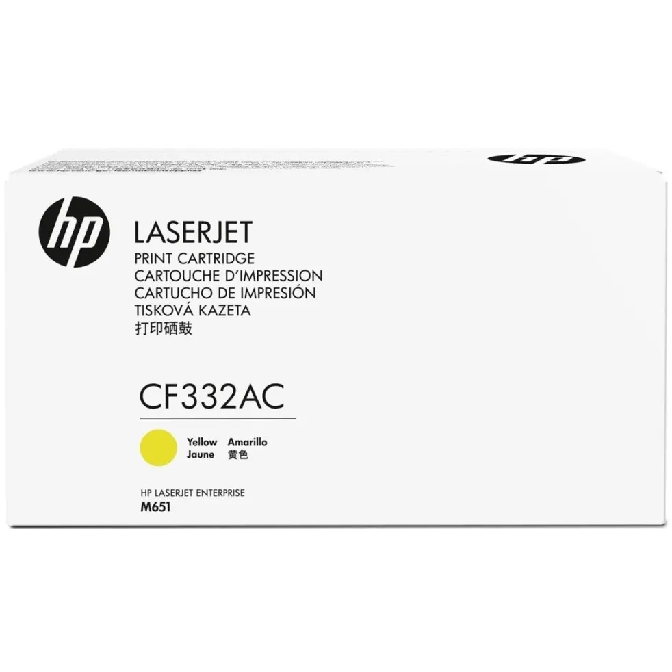 Картридж HP CF332AC (№654A) Yellow