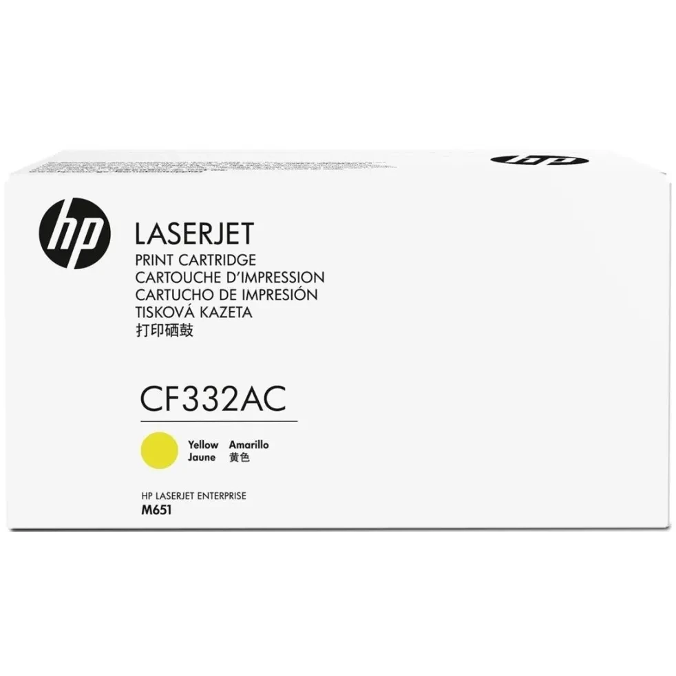 Картридж HP CF332AC (№654A) Yellow