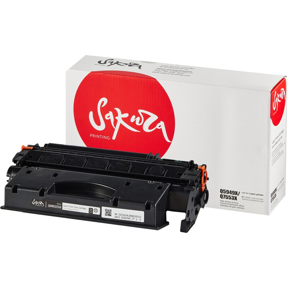 Картридж Sakura SAQ5949X/Q7553X Black