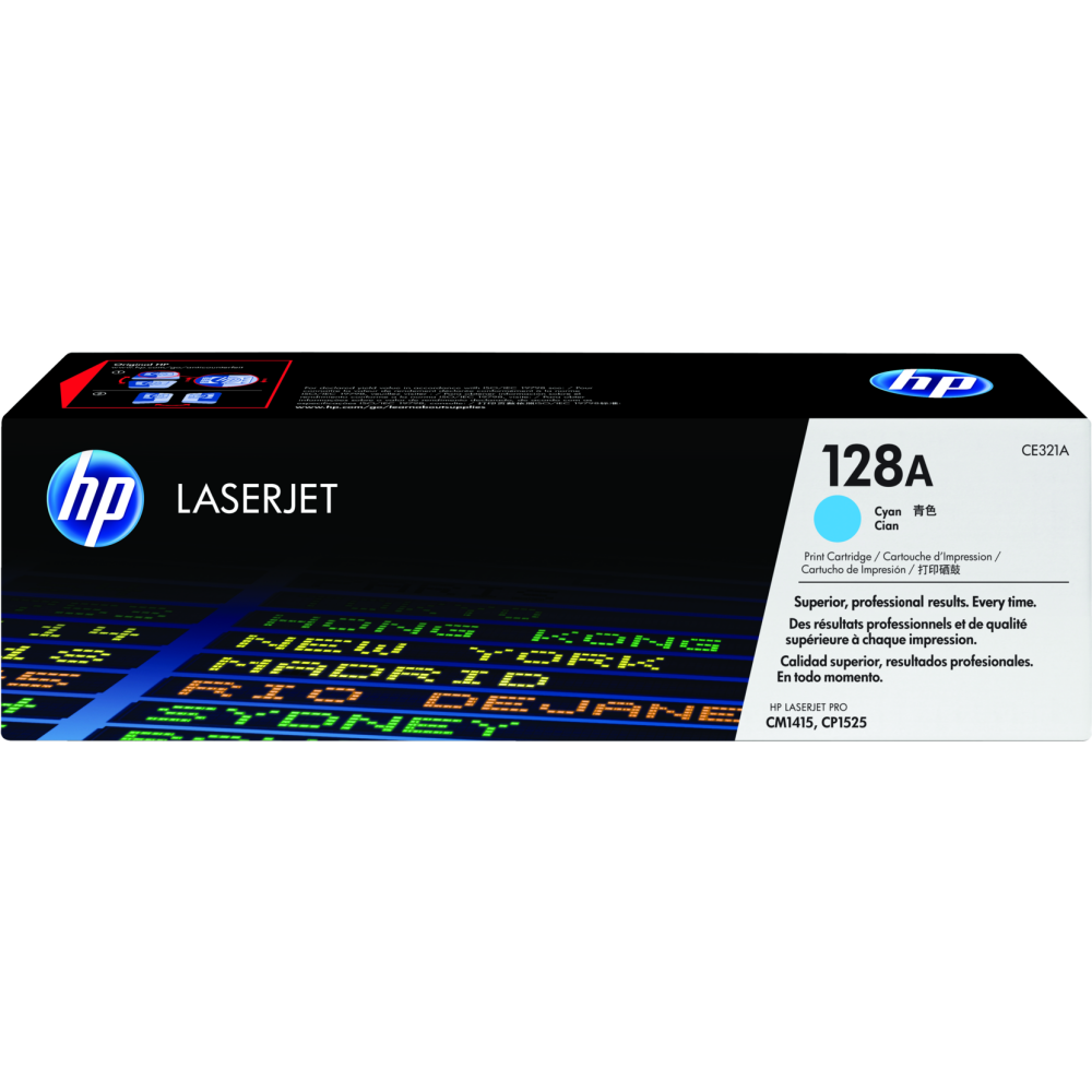 Картридж HP CE321A (№128A) Cyan