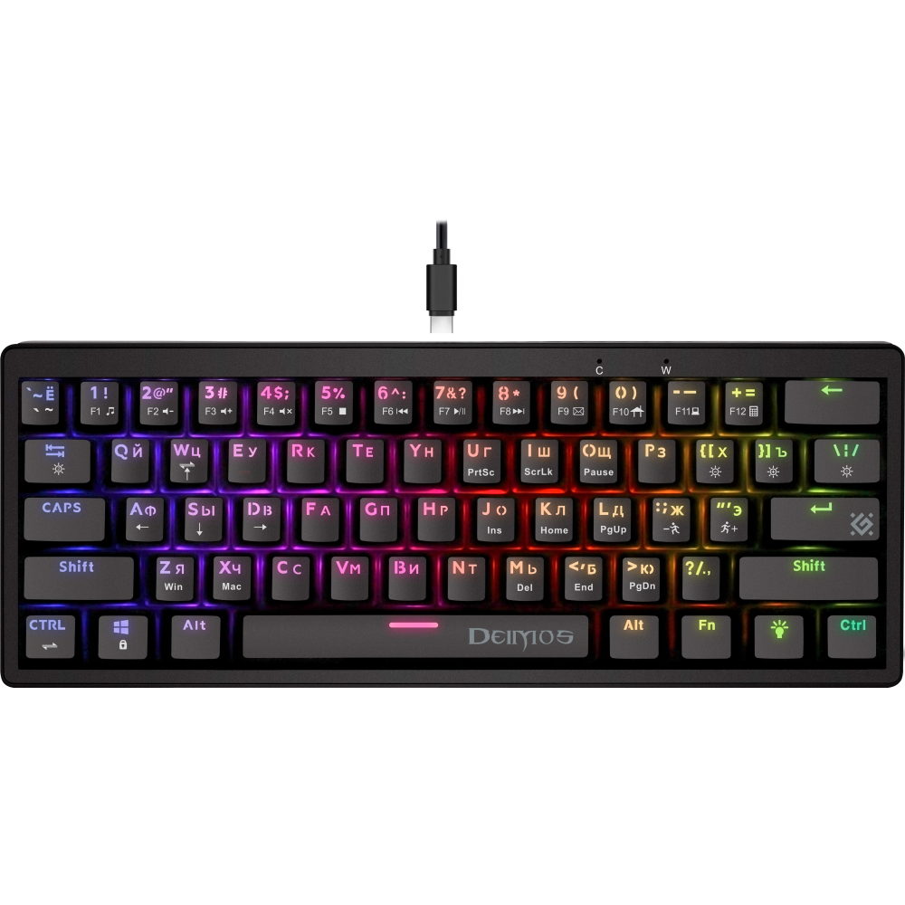 Клавиатура Defender Deimos GK-303 Black (45303)