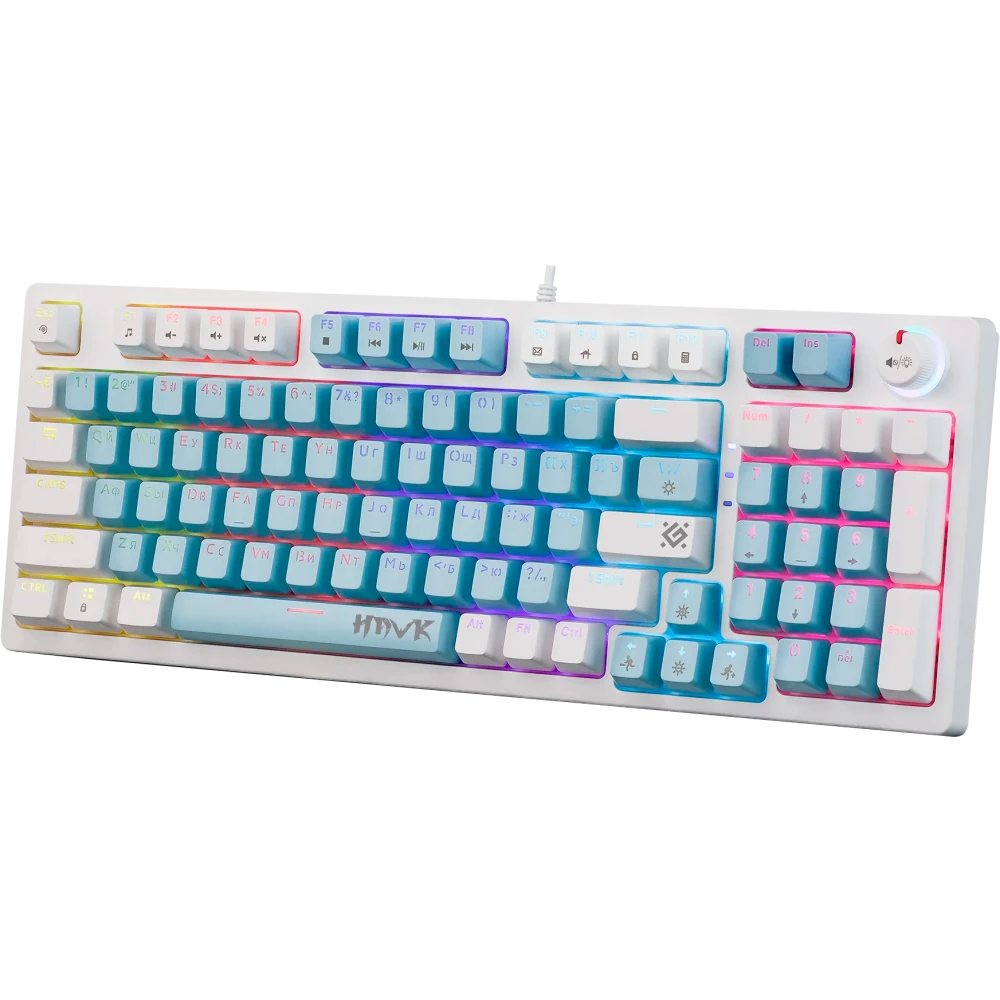 Клавиатура Defender Hawk GK-418 White (45422) - фото 2