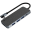 USB-концентратор Lyambda LC129 Grey
