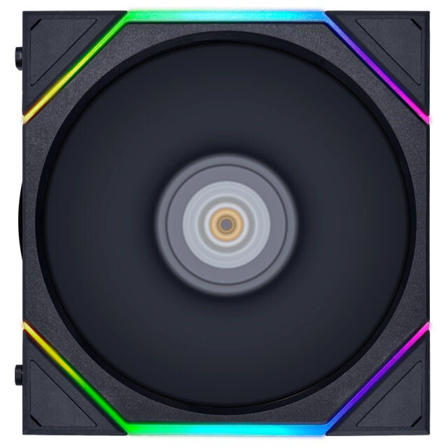 Вентилятор для корпуса Lian Li UNI Fan TL RGB 120 Black (3 шт.) - G99.12TL3B.R0/G99.12TL3B.00 - фото 3