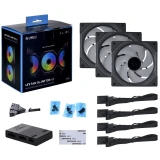 Вентилятор для корпуса Lian Li UNI Fan SL Infinity 120 RGB Black (3 шт.) (G99.12SLIN3B.00/G99.12SLIN3B.R0)