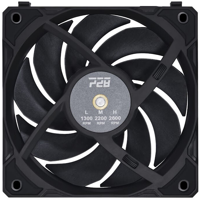 Вентилятор для корпуса Lian Li UNI Fan P28 Black - G99.12P281B.00/G99.12P281B.R0 - фото 2