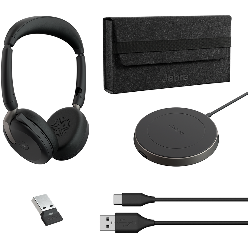Гарнитура Jabra Evolve2 65 Flex MS Stereo USB-A (Wireless Charging) - 26699-999-989 - фото 11