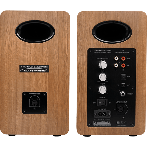 Колонки AirPulse A80 Brown - фото 3