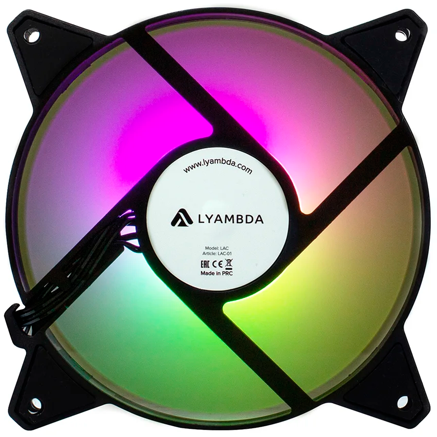 Вентилятор для корпуса Lyambda LAC-01 (3 шт.) - фото 8