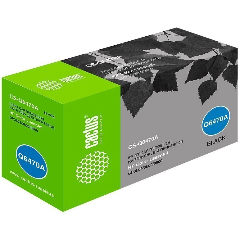 Картридж Cactus CS-Q6470A Black - CS-Q6470A/AR