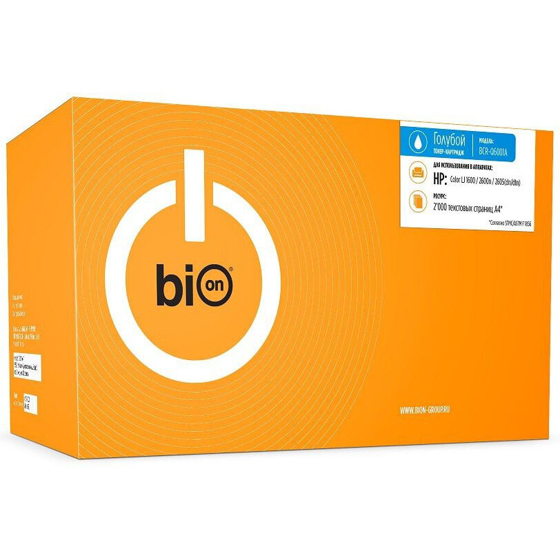 Картридж Bion Q6001A Cyan