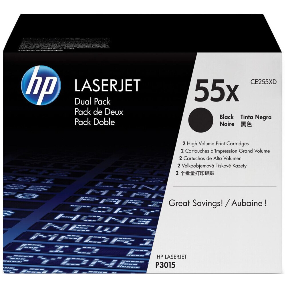 Картридж HP CE255XD (№55X) Black