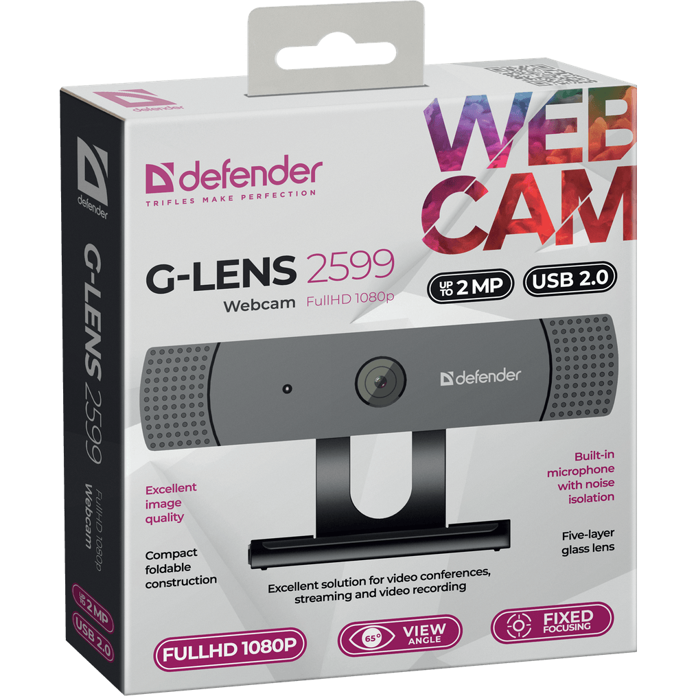 Веб-камера Defender G-lens 2599 Full HD - 63199 - фото 5