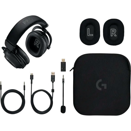 Гарнитура Logitech G PRO X 2 LightSpeed Black (981-001263/1265) - 981-001263/1265/1264 - фото 6