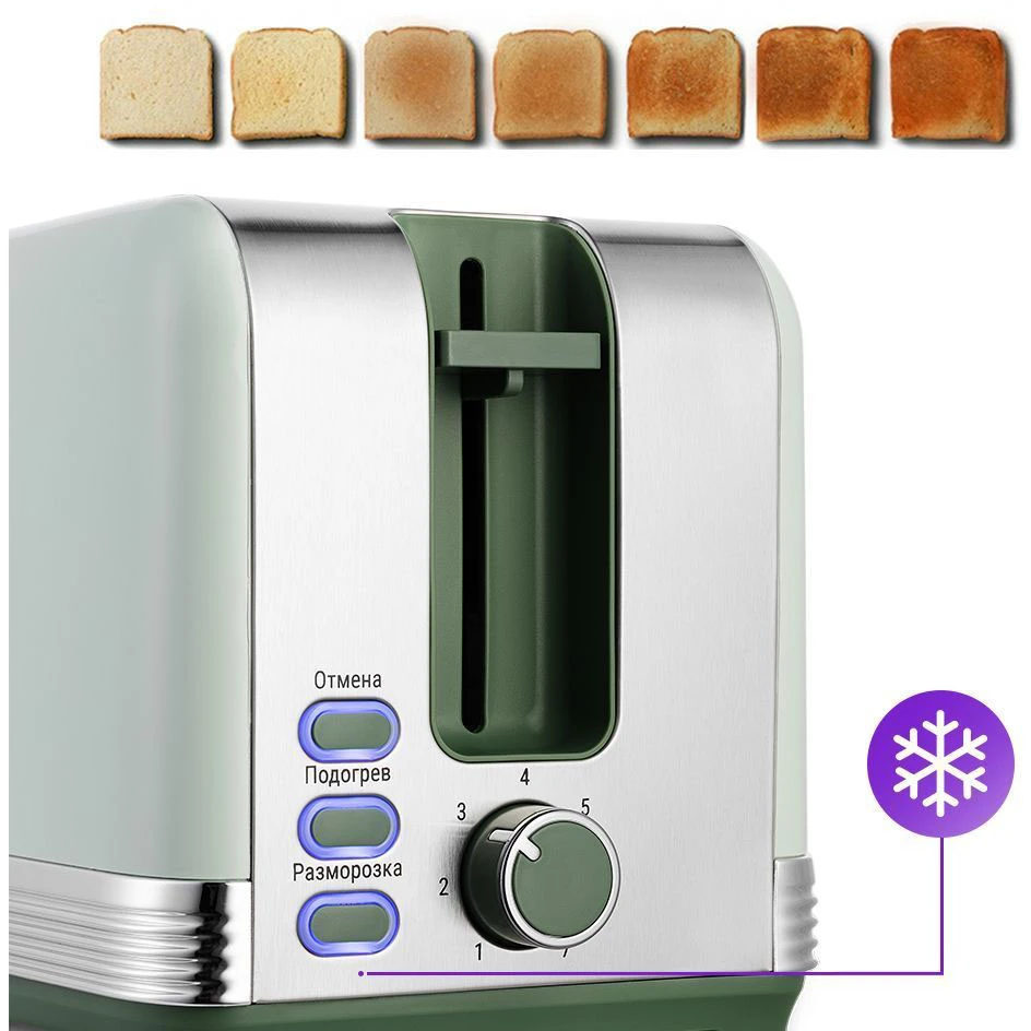 Тостер Kitfort KT-6070 - фото 2