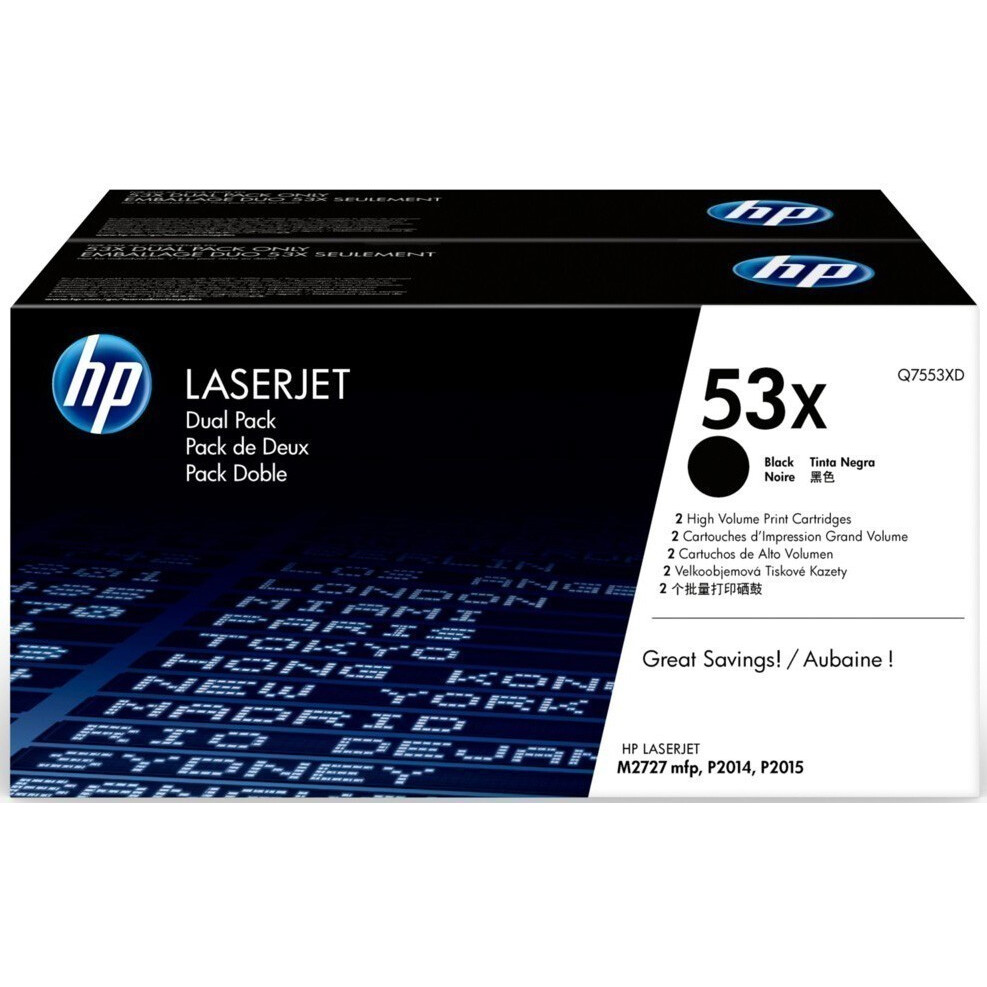 Картридж HP Q7553XD (№53X) Black