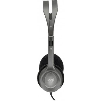 Гарнитура Logitech Stereo Headset H110 Silver (981-000459) - фото 4