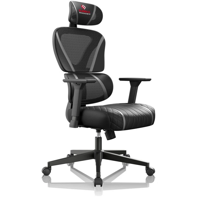 Игровое кресло Eureka Norn Grey (GC06-GY) - ERK-GC06-GY - фото 2