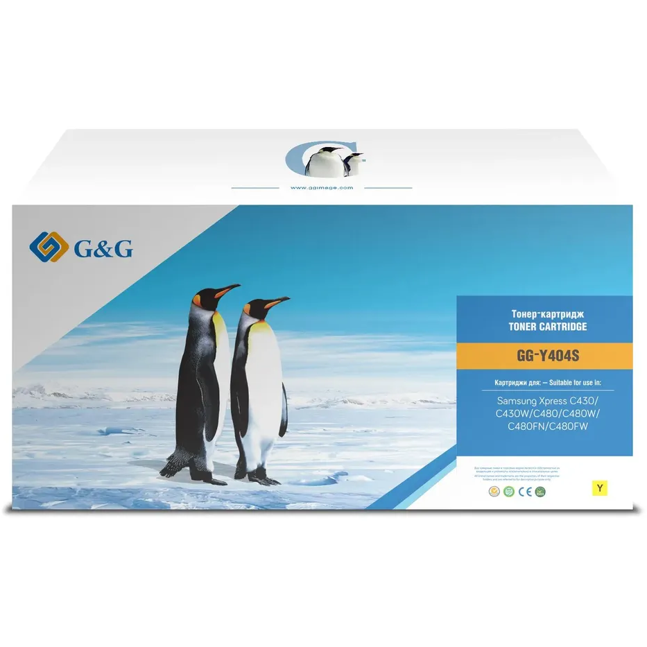 Картридж G&G GG-Y404S Yellow