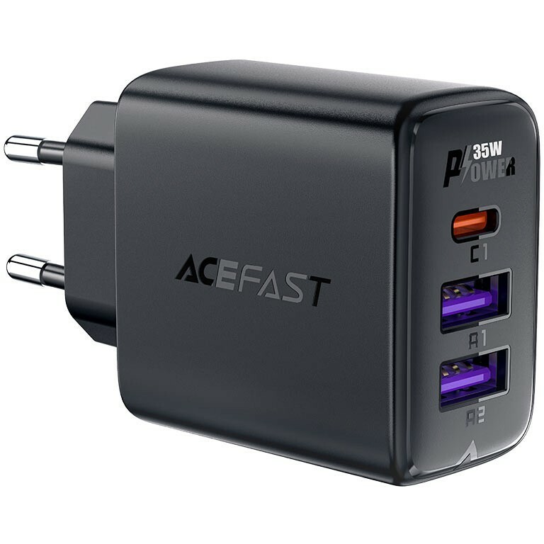 Сетевое зарядное устройство ACEFAST A57 Black - AF-A57-BK