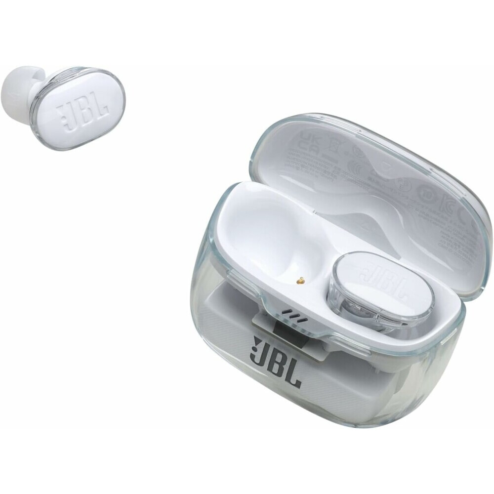 Гарнитура JBL Tune Buds Ghost White - JBLTBUDSGWHT - фото 4