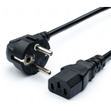 Кабель питания Schuko - C13, 3м, GoPower 00-00027328