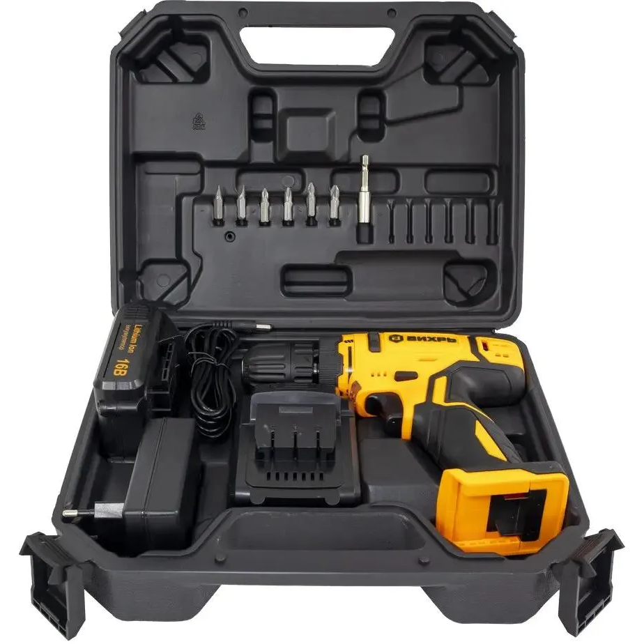 Дрель-шуруповёрт Вихрь ДА-16Л-2К - 72/14/32 - фото 2