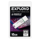 USB Flash накопитель 16Gb Exployd 670 White (EX-16GB-670-White)