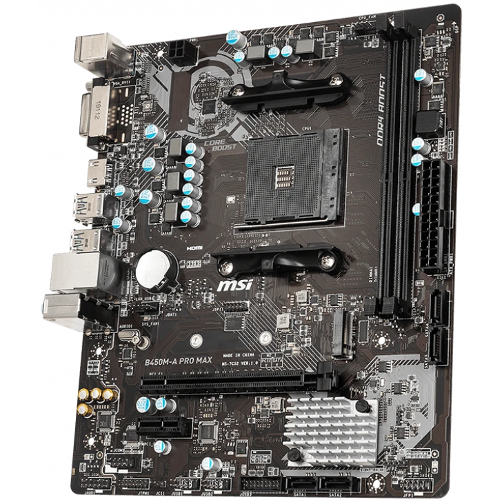 Материнская плата MSI B450M-A PRO MAX - фото 2