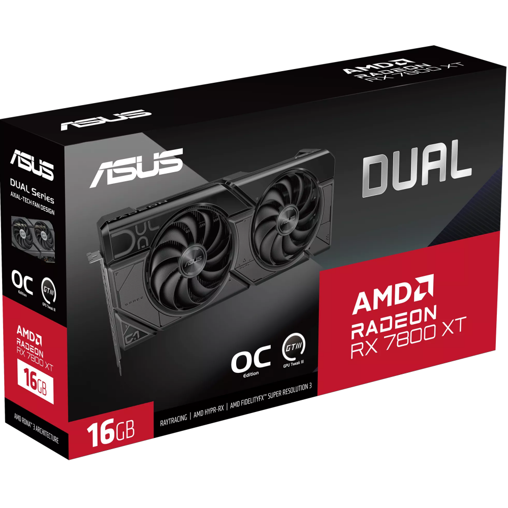 Видеокарта AMD Radeon RX 7800 XT ASUS 16Gb (DUAL-RX7800XT-O16G) - фото 13