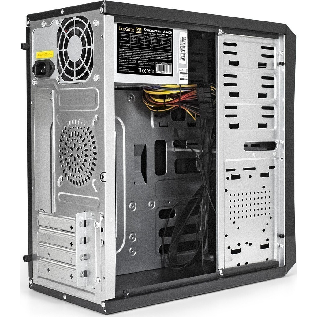 Корпус ExeGate BA-201 400W Black - EX284020RUS - фото 2